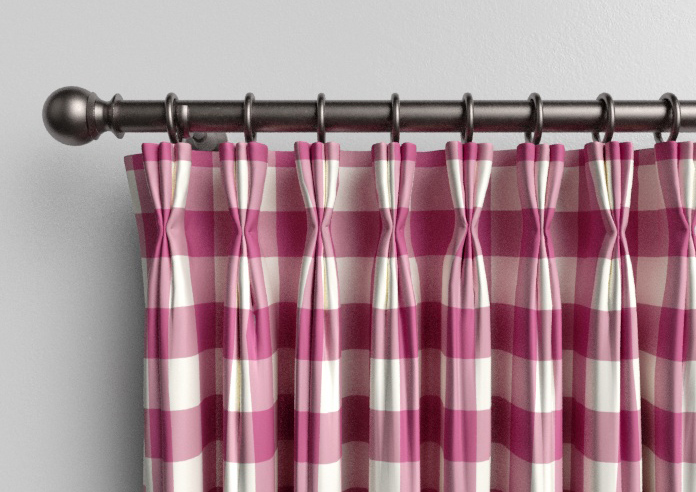 Gingham, Cosmos - Made to Measure Curtains - Image 11